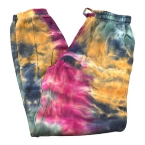 525 America Born On Bkyln Amber Multicolor Tie-Dye Joggers Size SMALL NWT‎